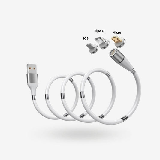 MagicXCablePro: Tres tipos de conexiones disponibles: iOS, Tipo C y Micro USB.